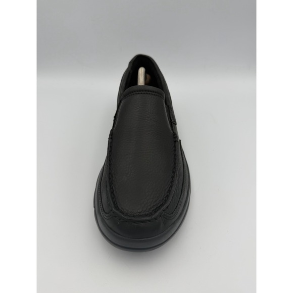 Rockport Men\'s Junction Point Slip-On Size 9.5 H79443 Black Leather Shoes